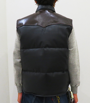マッコイ 広 ダウン ベスト DEERSKIN DOWN VEST 40