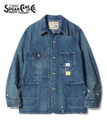 SUGAR CANE デニムジャケット ダークブルー SUGAR CANE シュガーケーン 13.5oz. BLUE DENIM BLOUSE “S1943