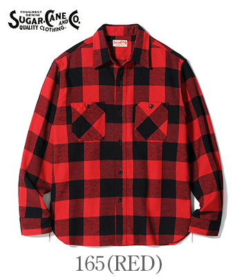 SUGAR CANE シュガーケーン 長袖|ツイル|ネルシャツ『TWILL