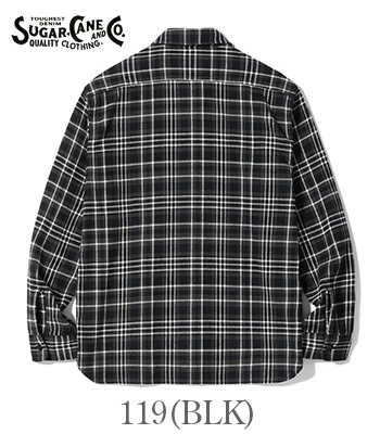 シュガー SUGAR CANE シュガーケーン 長袖|ツイル|ネルシャツ『TWILL CHECK WORK