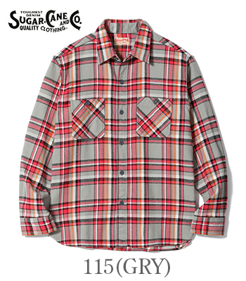 H*k様 シュガーケーン ネルシャツ　SugarCane SUGAR CANE シュガーケーン 長袖|ツイル|ネルシャツ『TWILL CHECK WORK