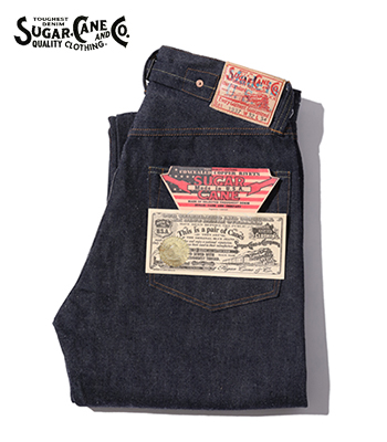 SUGAR CANE Made in USA シュガーケーン ノンウォッシュ|ルーズ 