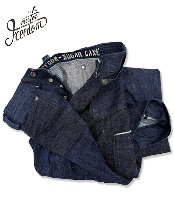 SUGAR CANE×Mr.FREEDOM NAVAL CLOTHING TAILOR OKINAWA×HAWAII DENIM