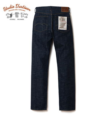 STUDIO DARTISAN ステュディオ ダルチザン 右綾|15oz.|テーパードフィット|ワンウォッシュ『TAPERED FIT JEANS』【アメカジ・デニム】SD-100 STUDIO D'ARTISAN ステュディオダルチザン 右綾15oz.デニム|レギュラー