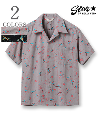 Star of Hollywood 半袖アロハシャツ geostyle_ss38201