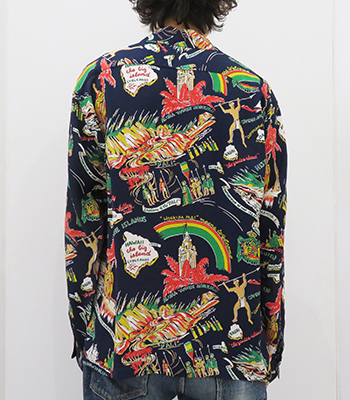 SUN SURF サンサーフ LONG SLEEVE RAYON ALOHA SHIRT '23MODEL