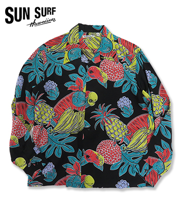SUNSURFアロハシャツ SUN SURF サンサーフ LONG SLEEVE RAYON ALOHA SHIRT '25MODEL