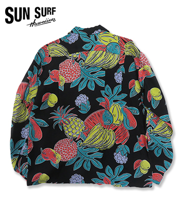 Fruition カラフル長袖シャ80's 90s USA製 FRUIT OF THE LOOM 無地 レイヤードネック&スリーブ