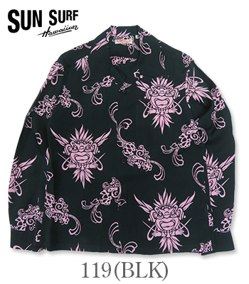 SUN SURF サンサーフ LONG SLEEVE RAYON ALOHA SHIRT '26MODEL