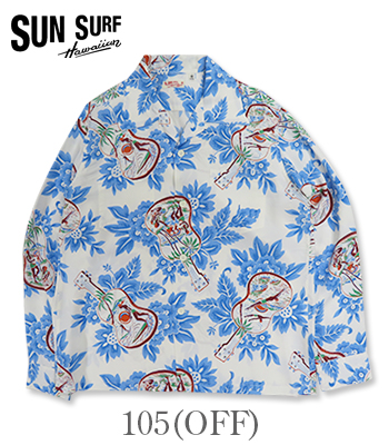 SUN SURF サンサーフ LONG SLEEVE RAYON ALOHA SHIRT '26MODEL