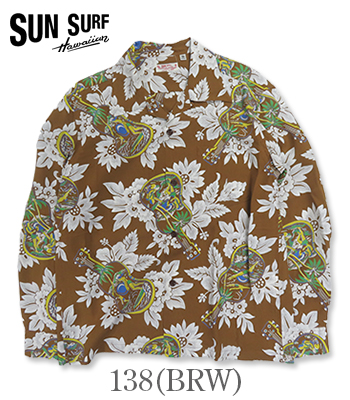 SUN SURF サンサーフ LONG SLEEVE RAYON ALOHA SHIRT '26MODEL