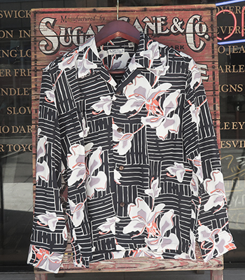 SUN SURF サンサーフ LONG SLEEVE RAYON ALOHA SHIRT '26MODEL『WHITE