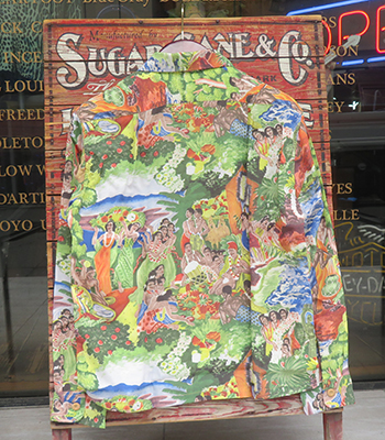 SUN SURF SPECIAL EDITION サンサーフ LONG SLEEVE RAYON ALOHA SHIRT
