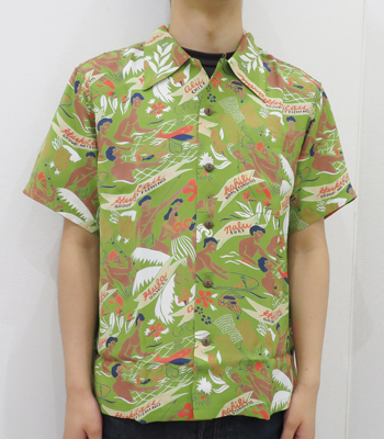 SUN SURF サンサーフ KEONI OF HAWAII JOHN MEIGS ALOHA SHIRT