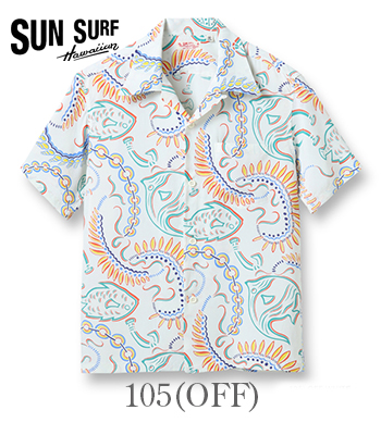 新品 サンサーフ XL アロハシャツ PARADISE PICTOGRAPH SUN SURF サンサーフ SHORT SLEEVE RAYON ALOHA SHIRT '22MODEL