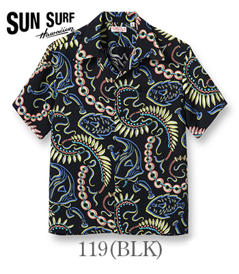新品 サンサーフ XL アロハシャツ PARADISE PICTOGRAPH SUN SURF サンサーフ SHORT SLEEVE RAYON ALOHA SHIRT '22MODEL
