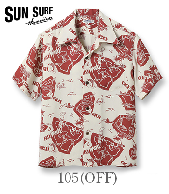 SUN SURF サンサーフ SHORT SLEEVE RAYON ALOHA SHIRT '23MODEL