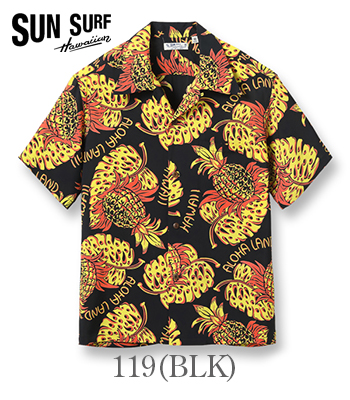 SUN SURF サンサーフ SHORT SLEEVE RAYON ALOHA SHIRT '23MODEL『THE
