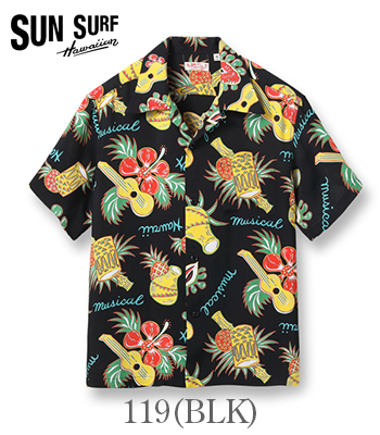 SUN SURF サンサーフ SHORT SLEEVE RAYON ALOHA SHIRT '23MODEL