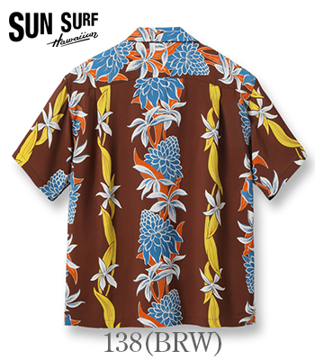 SUN SURF サンサーフ SHORT SLEEVE RAYON ALOHA SHIRT '23MODEL