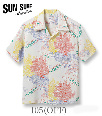 SUN SURF サンサーフ SHORT SLEEVE RAYON ALOHA SHIRT '23MODEL