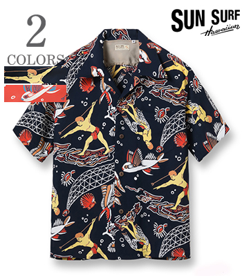 SUN SURF サンサーフ KEONI OF HAWAII JOHN MEIGS SHORT SLEEVE