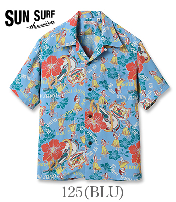 SUN SURF サンサーフ SHORT SLEEVE RAYON ALOHA SHIRT '24MODEL