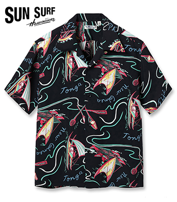 SUN SURF サンサーフ SHORT SLEEVE RAYON ALOHA SHIRT '24MODEL『SOUTH