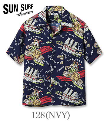 SUN SURF サンサーフ SHORT SLEEVE RAYON ALOHA SHIRT '24MODEL