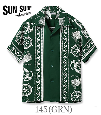 SUN SURF サンサーフ SHORT SLEEVE RAYON ALOHA SHIRT '24MODEL