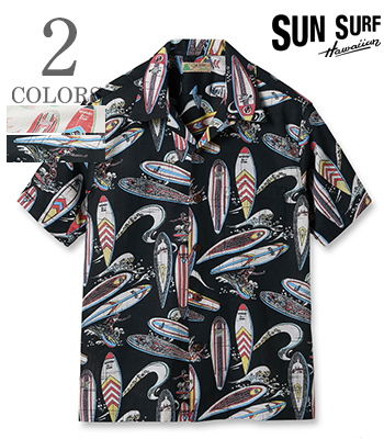 SUN SURF サンサーフ COTTON LINEN OPEN SHIRT '24MODEL『SURFBOARDS