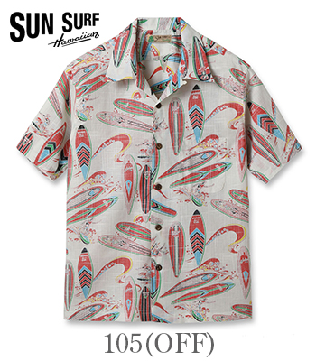 SUN SURF サンサーフ COTTON LINEN OPEN SHIRT '24MODEL『SURFBOARDS