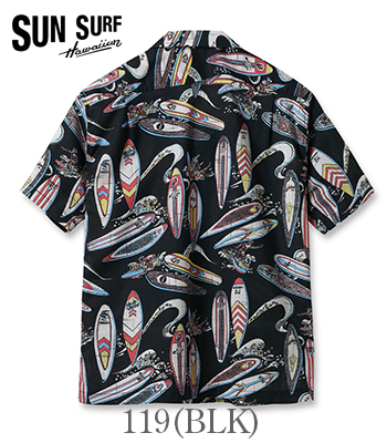 SUN SURF サンサーフ COTTON LINEN OPEN SHIRT '24MODEL『SURFBOARDS