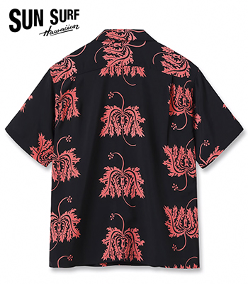 桜井着色違い 美品 ASKYY CITY ALOHA SHIRTS SUN SURF サンサーフ SHORT SLEEVE RAYON ALOHA SHIRT '25MODEL『CORAL