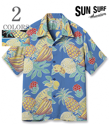 SUN SURF サンサーフ SHORT SLEEVE RAYON ALOHA SHIRT '25MODEL