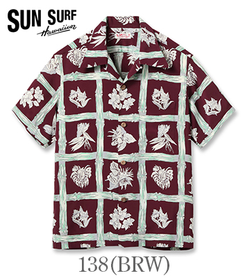 SUN SURF サンサーフ SHORT SLEEVE RAYON ALOHA SHIRT '25MODEL