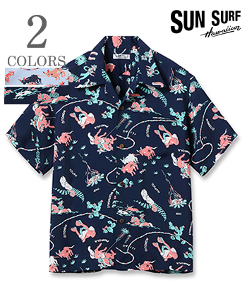 SUN SURF サンサーフ SHORT SLEEVE RAYON ALOHA SHIRT '25MODEL
