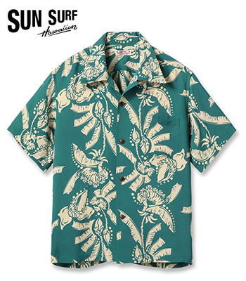 SUN SURF サンサーフ SHORT SLEEVE RAYON ALOHA SHIRT '25MODEL