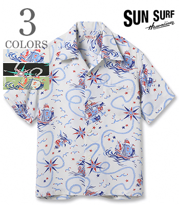 SUN SURF サンサーフ SHORT SLEEVE RAYON ALOHA SHIRT '25MODEL『AGE