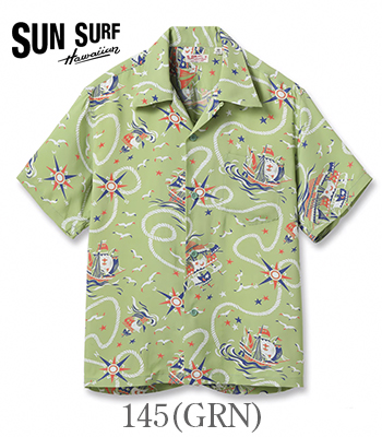 SUN SURF サンサーフ SHORT SLEEVE RAYON ALOHA SHIRT '25MODEL『AGE