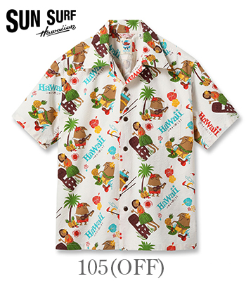 SUN SURF サンサーフ 柳原良平|Mookie Sato|COTTON SEERSUCKER OPEN