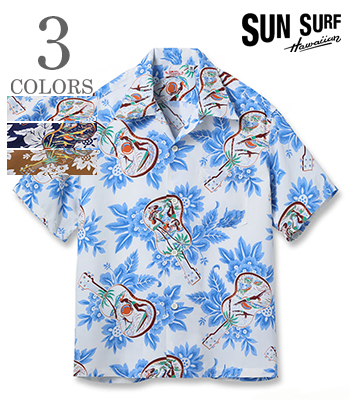 SUN SURF サンサーフ SHORT SLEEVE RAYON ALOHA SHIRT '26MODEL