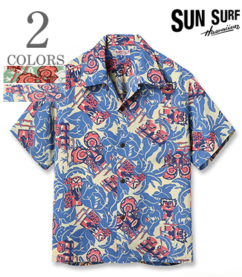 SUN SURF サンサーフ SHORT SLEEVE RAYON ALOHA SHIRT '26MODEL『FUN