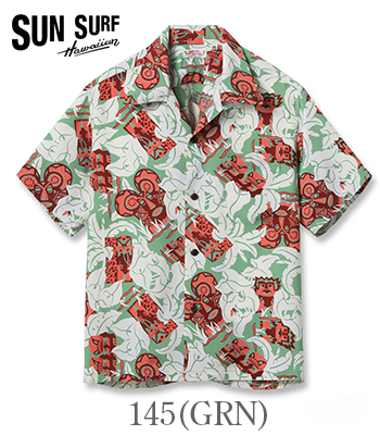SUN SURF サンサーフ SHORT SLEEVE RAYON ALOHA SHIRT '26MODEL『FUN