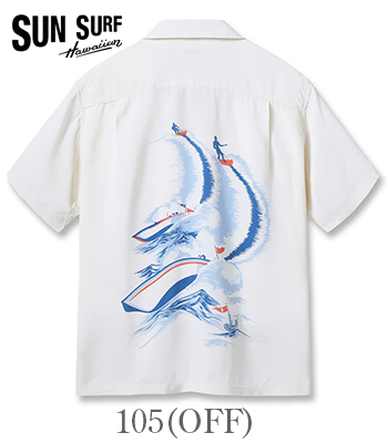 SUN SURF サンサーフ SHORT SLEEVE RAYON ALOHA SHIRT '26MODEL『WATER