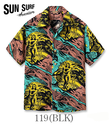 SUN SURF SPECIAL EDITION サンサーフ SHORT SLEEVE RAYON ALOHA SHIRT