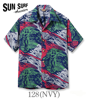 SUN SURF SPECIAL EDITION サンサーフ SHORT SLEEVE RAYON ALOHA SHIRT
