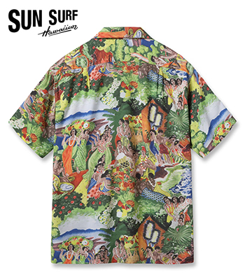 SUN SURF SPECIAL EDITION サンサーフ SHORT SLEEVE RAYON ALOHA SHIRT