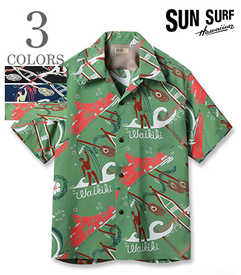 SUN SURF サンサーフ KEONI OF HAWAII by JOHN MEIG SHORT SLEEVE