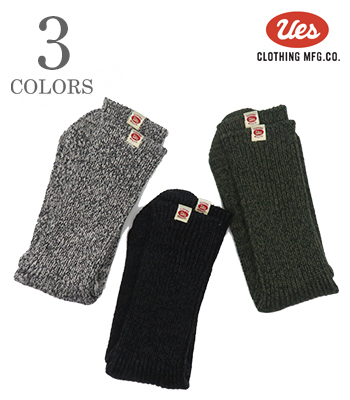 UES ウエス クルー丈|メランジ|ソックス『Melange Crew Socks